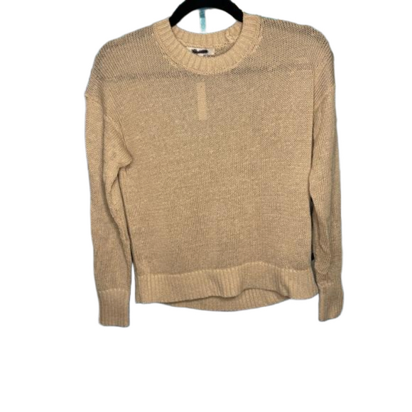 Madewell Linen Drop-Shoulder Sweater Size XXS Khaki NWT - Picture 2 of 4